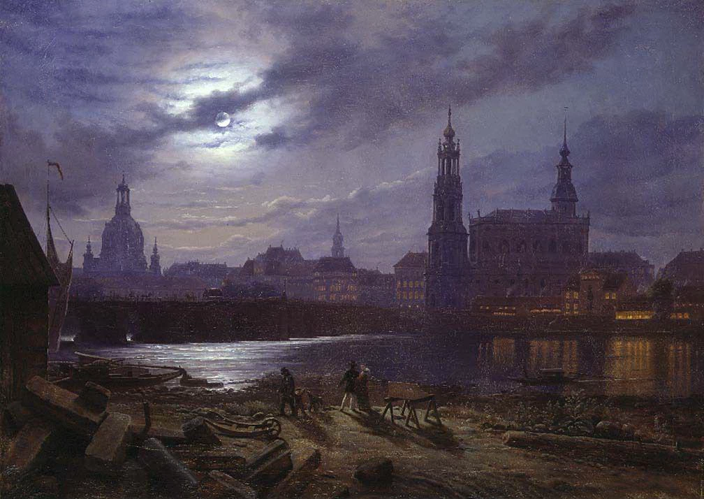 Dresda al chiaro di luna - National Museum of Art, Architecture and Design